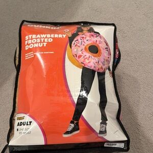 Adult Dunkin Donut costume